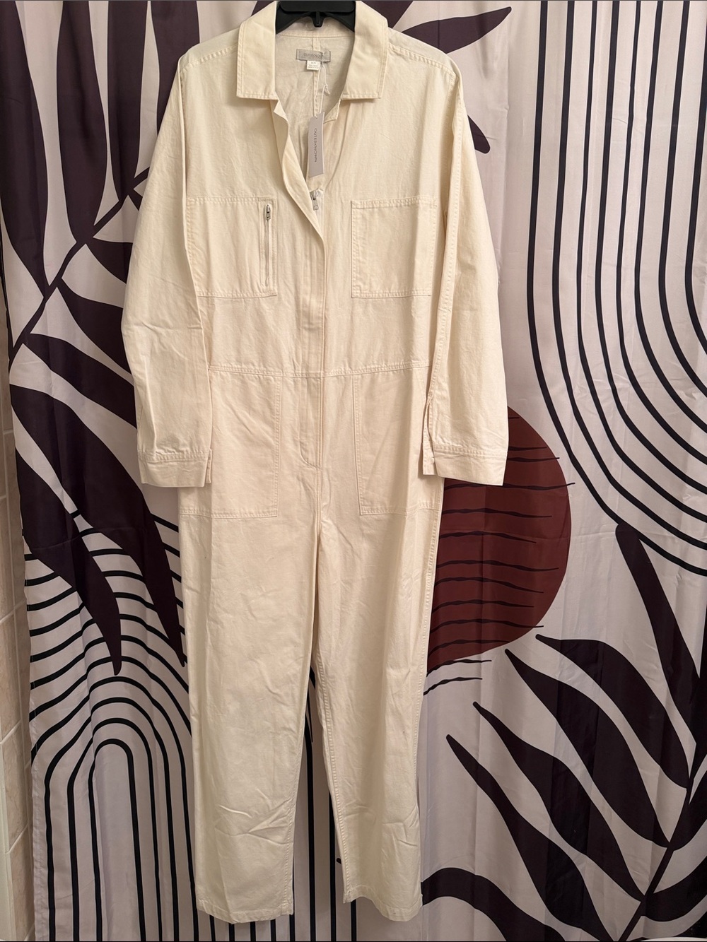 NWT Outerknown Station Jumpsuit in Natural/Salt - Size M